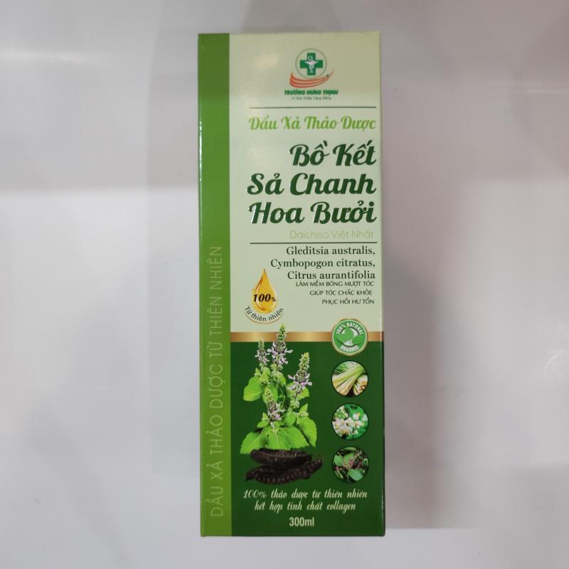 DẦU XẢ THẢO DƯỢC BỒ KẾT SẢ CHANH HOA BƯỞI 300ML – TRƯỜNG HƯNG THỊNH, My Pham Nganh Toc