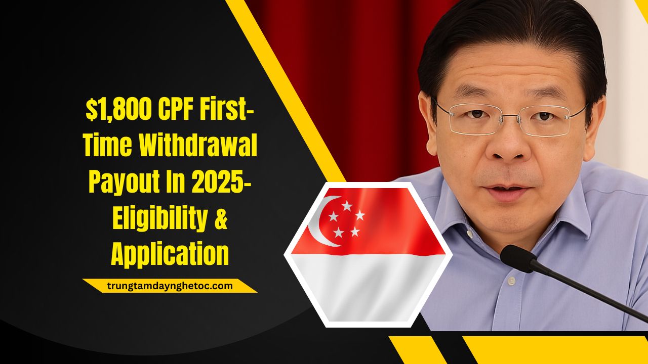 $1,800 CPF First-Time Withdrawal Payout In 2025- Eligibility, Application, And Key Details For Singaporeans