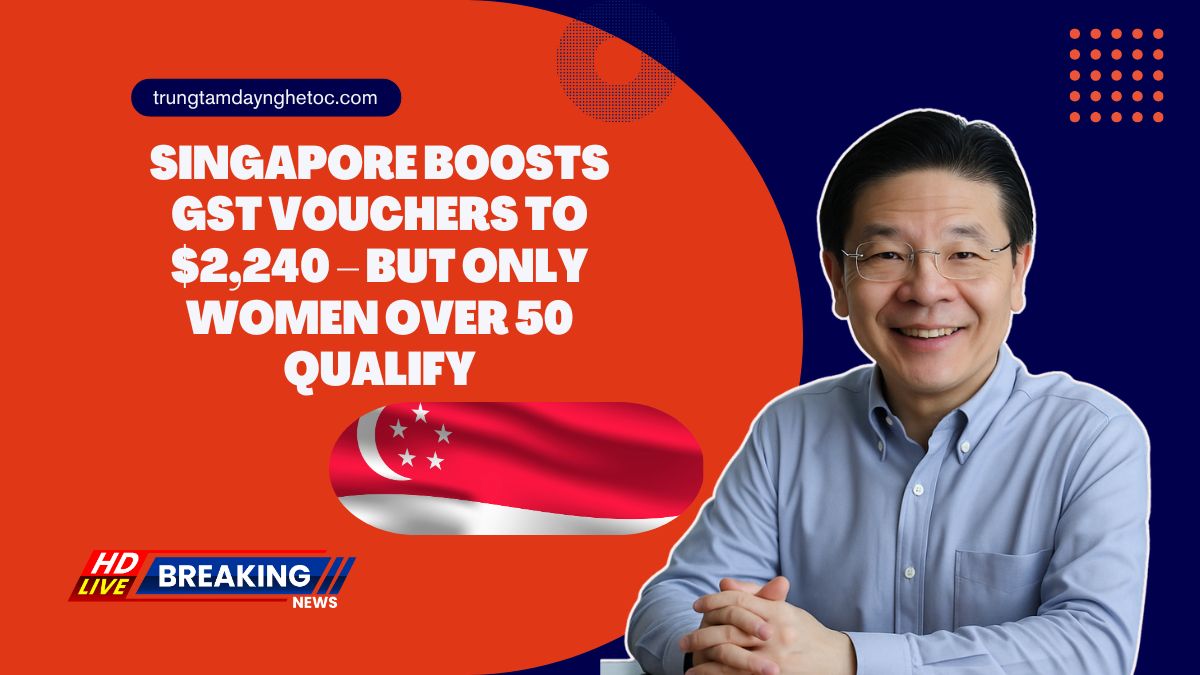 Singapore Boosts GST Vouchers To $2,240 – But Only Women Over 50 Qualify